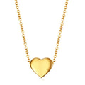 Valentine's Day Gift 18K Gold Plated Love Necklace Stainless Steel Clavicle Chain Stainless Steel Dainty Heart Necklace