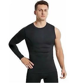 Men's Tight-fitting Training Exercise Fitness Running Single Sleeve Long Sleeve Workout