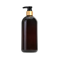 Sunripack 500ml PET Round Boston Shampoo Bottle Set with Pump Sprayer Customized Plastic Lotion Squeeze Head