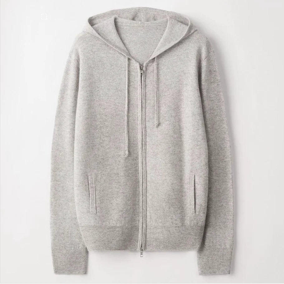 Cashmere Hoodies Men's Cozy Knitted Overlong Robe Set Winter Home Wear Pyjamas Long Sleeve Knit Cardigan Sweater
