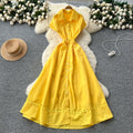 Elegant Women'S Dresses LW1430 Lace Insert Dress - Notched Collar Sleeveless Belted Dress for Women