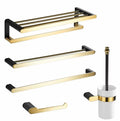 Chrome Towel Heater Towel Racks Stainless Steel Golden Towel Rack Set Series