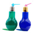 Clear 350ml Cold Brew Coffee Plastic Bottle Bulb Shape Juice Drink Smoothie Plastic Bottle
