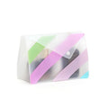 Custom Waterproof Pvc Tpu Plastic Iridescent Transparent Travel Makeup Envelope Clear Cosmetic Bag Organize