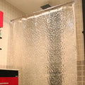 Factory Price Shower Curtain Liner 1.5x2m Clear Water Cube Factory Sample 3D Waterproof Bathroom Curtain Thicker Bath Curtain
