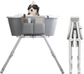 USMILEPET New Arrival Collapsible Pet Bathtub With Stand Dog Bath Pool PVC Clip for Traveling Dogs