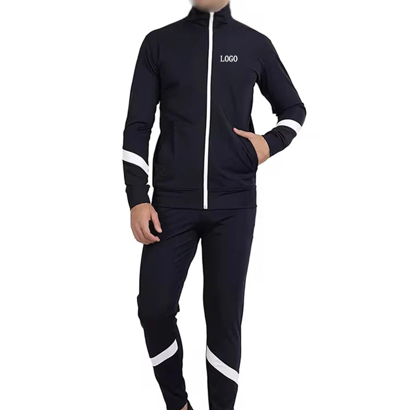Men Track Suits 2 Piece Tracksuits Hoodie Jogging Casual Full Zip Jogging Sweatpants Suit Clothing Gym Fitnesswear