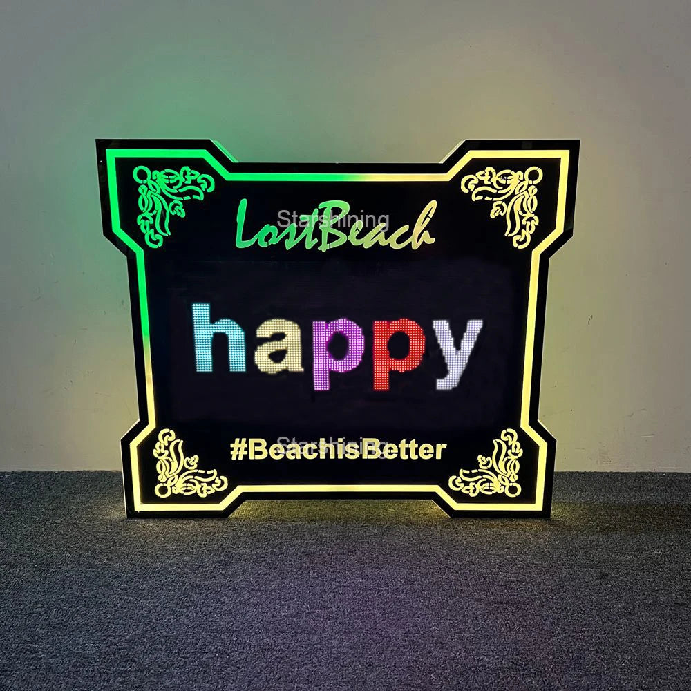 APP Programmable LED Message Sign Letters Board Display Screen LED Bottle Presenter Glorifier champagne VIP for Lounge Nightclub