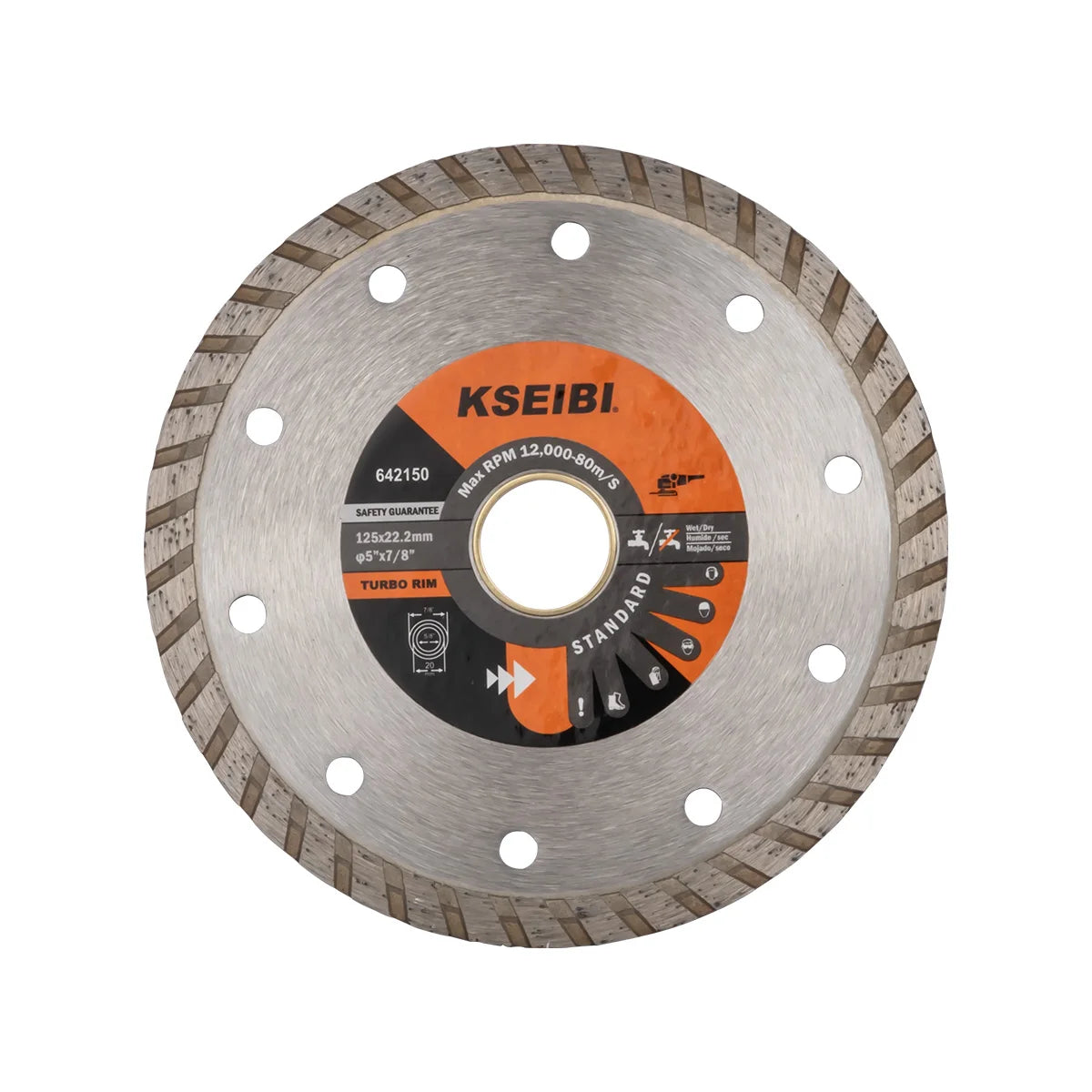 KSIBI Electroplated Diamond Saw Blade Cutting Disc Grinding Wheel Laser Silver Edge Metal OEM HOT Box