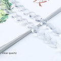 HZ Hongzhuo Crystal Crafts Round Semi-Precious Loose Bead Striped Clear Quartz Gemstone Beads for Jewelry Making