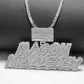 Hip Hop Jewelry Mens Iced Out Custom Letter Pendant 925 Sterling Silver Vvs Moissanite Diamond Number Name Initial Logo Pendant