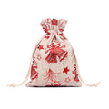 Christmas Burlap Gift Bags Small Christmas Candy Gift Bags Christmas Jute Linen Drawstring Bags Sack Pouch