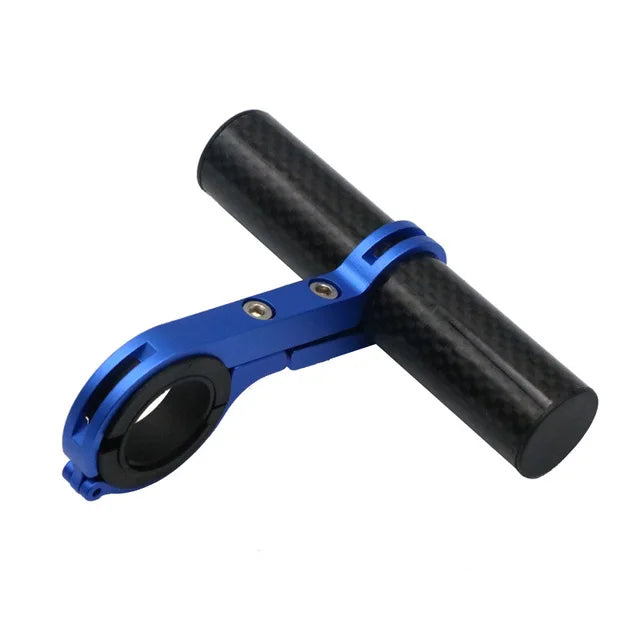 RIDERACE Bike Handlebar Extended  Mountain Bicycle Headlight Mount Bar Computer Holder Lantern Lamp Support Rack Mtb Alloy Stand