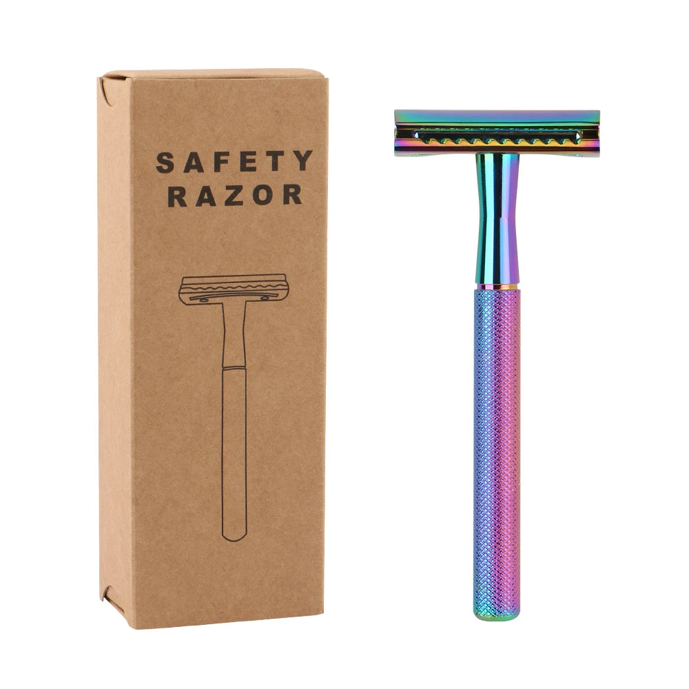Gift Box Package Double Edge Safety Shaving razor Hair Removal Vintage Safety razor