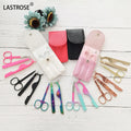 Wholesale Private Label Eyelash Tools Set Stainless Steel Lash Tweezer with Pointed Tip
