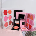 Face Vegan Cruelty Free Private Label Waterproof Cosmetics Makeup Shimmer Powder Highlighter Contour Blush Palette