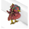 New Arrival Heavy Industry Crystal Duck Cute Brooch for Women Men Fashion Exquisite Animal Rhinestone Shining Accessories