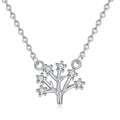 925 Sterling Silver Wishing Tree Necklaces Pendants for Women Fashion Lady Festival Gift Jewelry