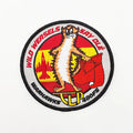 Custom Embroidered Patches with Hook and Loop Logo Embroidery Design Iron-on Style Fabric Cotton Plastic Felt Material