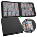 12-Pocket PU Leather Yu-Gi-Oh & Pokmon Trading Card for Binder Premium Quality Waterproof Custom Sizes