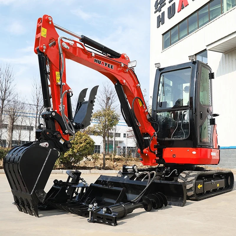 Factory Directly Sale Micro Baggers 3.5ton Multifunctional Hydraulic Mini Crawler Excavators Fast Delivery Miniature Digger