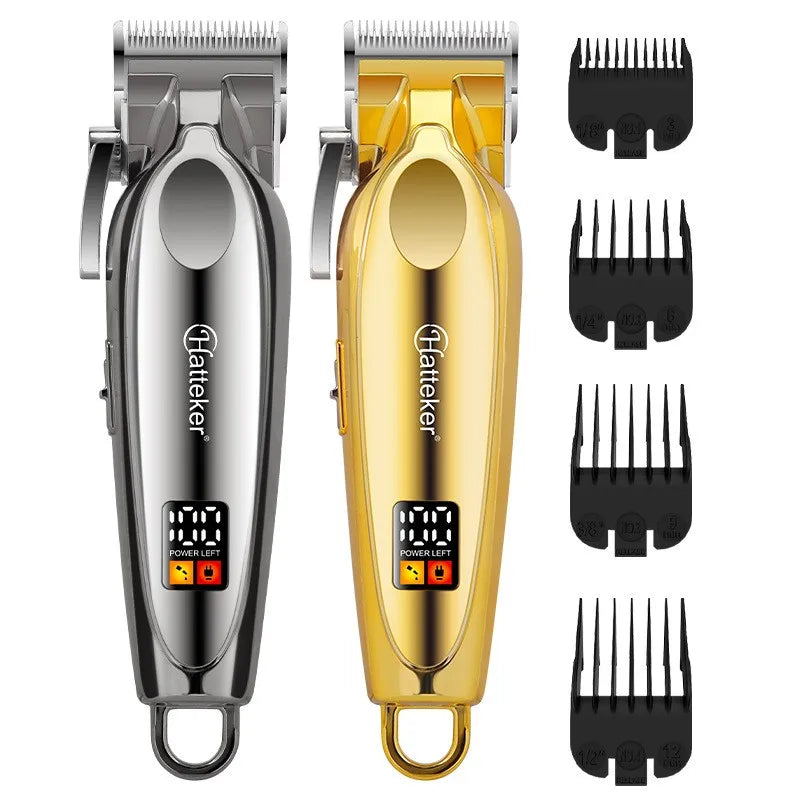 Hatteker Engraving Men's Clippers USB Rechargeable Cross-border Electric Hair Clippers