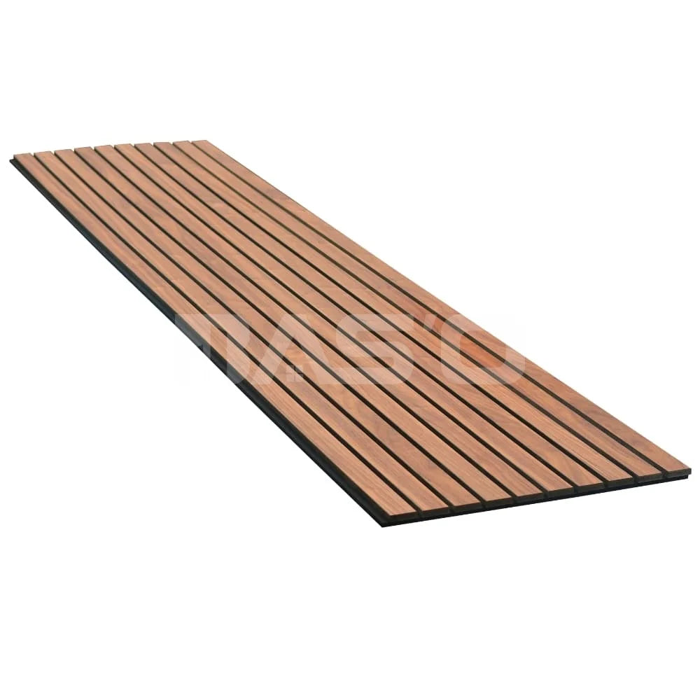 Modern Design WPC Slat Wooden Acoustic Wall Panels (Akupanel) for Bedroom Hotel Warehouse & Outdoor Use