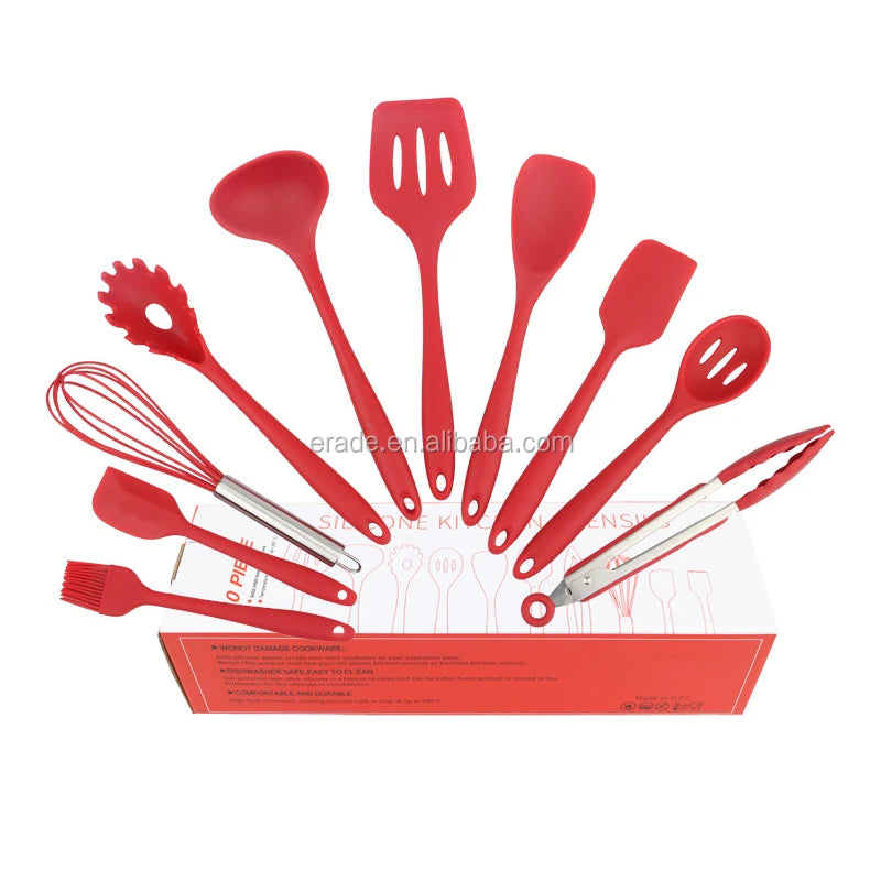 Silicone Cooking Utensil Set Silicone Cooking Kitchen Utensils Set Non-stic - Best Silicone Kitchen Cookware