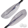 Adjustable Transparent Kayak Inflatable Paddle With Fiberglass Shaft Plastic Blade for Enhanced Paddling Experience