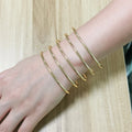 New Hot Charm Multi-layer Cuff Bangle Bracelet Adjustable Gloss Alloy Bracelet for Women Party Wedding Jewelry
