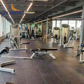 Black Rubber Floor Tiles for Indoor Gym Custom Size Made of EPDM and SBR for Exercise Custom Logo