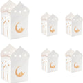 10 Pieces Star Moon Gift Packaging Ramadan Islamic Decor Eid Mubarak Gift Boxes Paper Candy Containers Party Favors