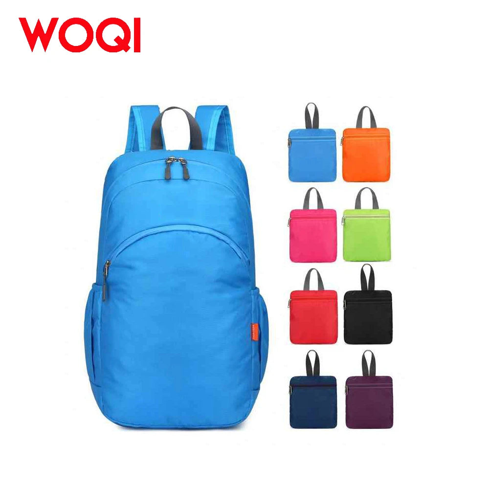 WOQI Multi Color Large Fashionable Waterproof Sports and Leisure Travel Backpack