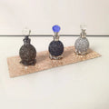 15ml blue silver white black Diamond-encrusted Perfume Dispenser Makeup Oil Bottle Press Bottle Portable Travel Perfume Bottle
