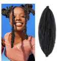 Wholesale 24inch 45g Spring Twist Hair Marley Afro Kinky Curly Bulk for Hand Weaving Distressed Jumbo Faux Locs for Black Women