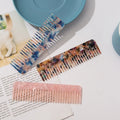 Acetic Acid Custom Logo Small Wide Tooth Cellulose Acetate Hair Comb