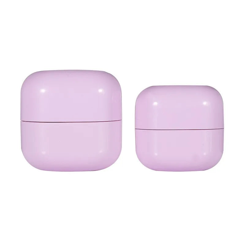 Refillable Empty 20g 30g 50g Jar pink Blue and White Jar Egg Shape Lip Balm Ball Chapstick Container