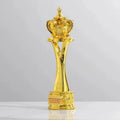 Gold Resin Crown Trophy and Award MH-J0531