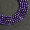 Natural Loose Charoite Stone Beads 6mm 8mm 10mm Gemstone Beads DIY Bracelet