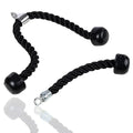 Get-Fit Anti-Corrosion and Wear-Resistant Steel Tricep Dumbbell High Strength Nylon Rope for Gym Fitness Single Bicep Supports
