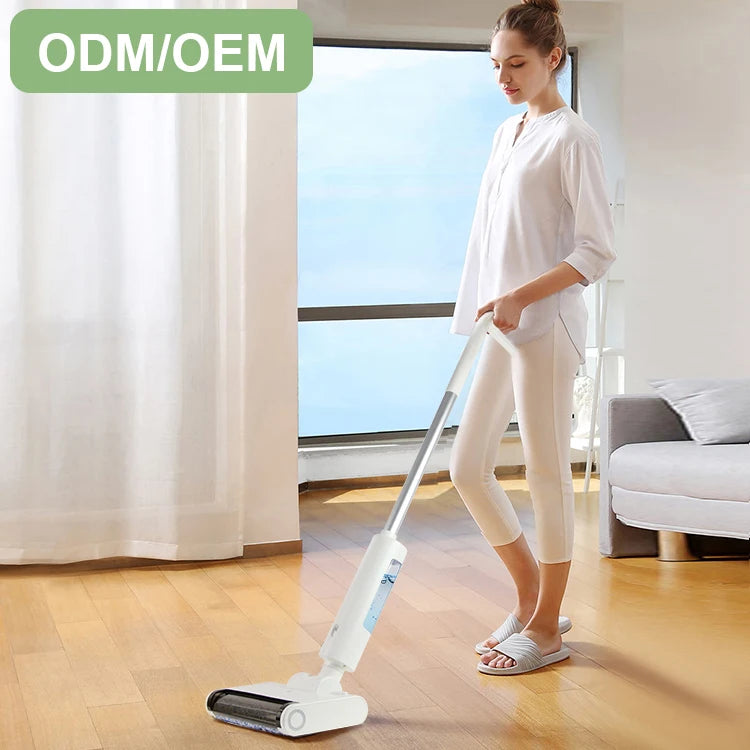 Lightweight Cordless Electric Mop Effortless Rechargeable IPX6 Waterproof 4000mAh Battery Self-Wringer Floor Cleaning for Homes