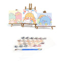 Wholesale DIY Painting by Numbers 20x20cm Children Cartoon Girl Paint by Numbers Hand Painted Kids Painting Artwork Framed Gifts