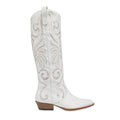 Fashion Hot Sellning Winter Vegan Leather Western Cowboy Women Chukka Knee High Boots 2025