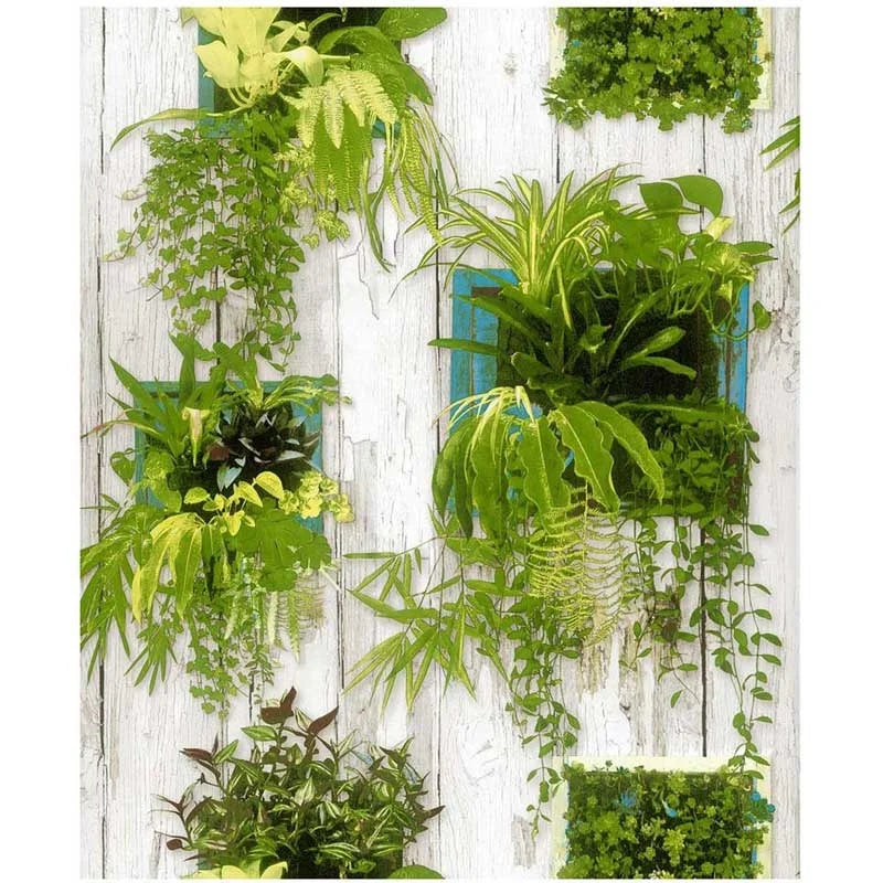 Modern Waterproof PVC Artificial Plant Project Wallpaper Home Decorations Bedroom Hotel Entertainment-Multiple WallCovering