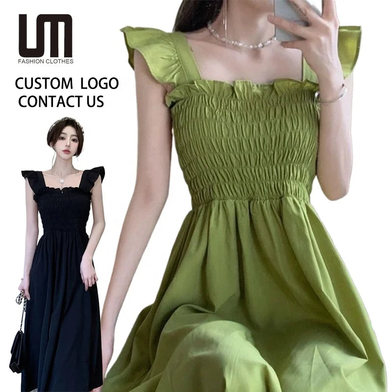 2025 New Women Y2K Sleeveless Party Dress - Summer Fashion Dress Korean Streetwear Vacation Outfits (Wholesale/Custom)