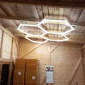 Factory Direct Sale Hexagon Led Light the Hive Design Led Light for the Car Care Equipement Room and Workshop