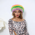 Factory Price New Design Colorful Real Fur Accessories Winter Warm Fluffy fox Fur Headband
