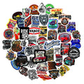 50Pcs Retro Cool Refitted Vehicle Graffiti Stickers for Car Motorcycle Vinyl Old Truck Vintage Car Label