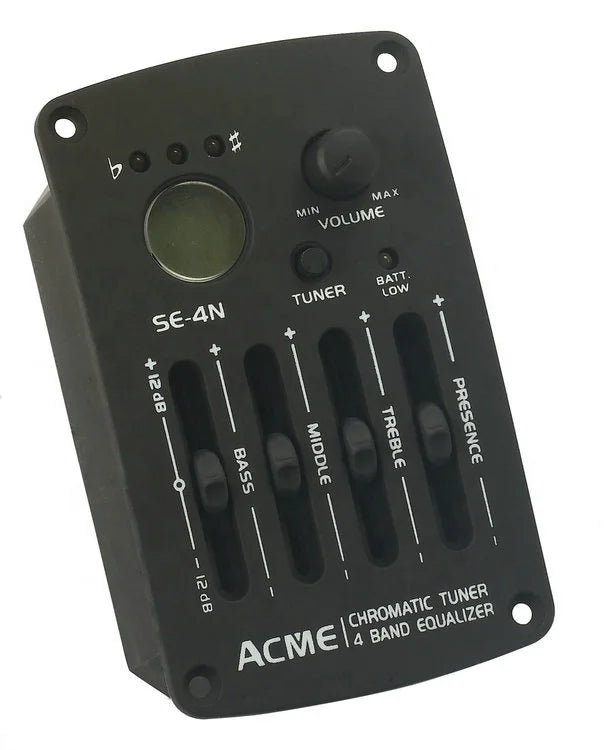Factory Direct Sales SE-4N Four-segment EQ Guitar Electric Box Pressure-sensitive Pickup