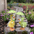 Cute Cartoon Duck Resin Sculpture Handmade Customizable Color & Size Home Decor Animal Figurine XIBIAO0 Brand